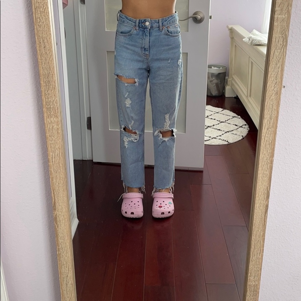 Top shop straight jeans
